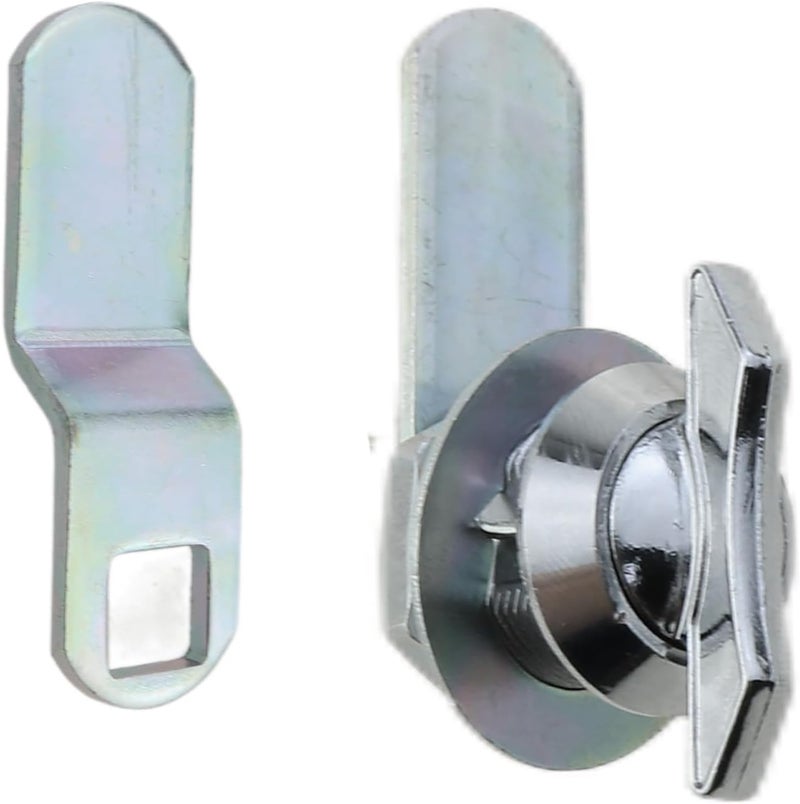 MEETOOT 5/8 Inch Thumb Operated Offset Cam Lock, RV Storage Compartment Latch, Non-Locking Thumb Knob, Suitable for RV Storage Compartment Camper Storage Door (1-Pack) - Image 1